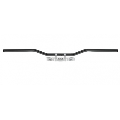 TRW ZF KIEROWNICA STALOWA 25,4MM FLYEBAR KOLOR CZARNY ( Z PRZETŁOCZENIAMI NA KABLE ) (PROMOCJA)