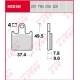 TRW ZF KLOCKI HAMULCOWE KH417 SINTER RACING WYCZYNOWE KAWASAKI ZX6R 07-16, Z 750 11-14, PRZÓD (ZASTĘPUJE MCB789SRQ)