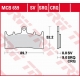 TRW ZF KLOCKI HAMULCOWE KH188 SINTER TRACK KAWASAKI ZX-6R/ZX-7R '96-'02, ZX-9R '96-'01, ZRX 1100 '96-'00, ZRX 1200 '01-'06, ZX-1