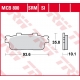 TRW ZF KLOCKI HAMULCOWE KH427 SINTER DAELIM QL 125 STEEZER '15-, VL 250 DAYSTAR '17-, PEUGEOT LXR 125 '10-, SYM GTS 125/250 '06-