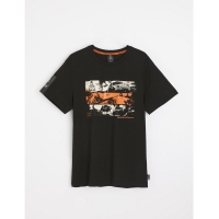 DIVERSE EXTREME TEAM - DAKAR RALLY KOSZULKA (T-SHIRT) DKR PHOTO DES KOLOR CZARNY ROZMIAR L