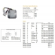 DZE REGULATOR NAPIĘCIA HONDA CH 250 '89-'97 CX 500/650 '82-'83 GL 500/650 VF 700/750/1000/1100 (SH541-12) (ESR650,ESR749,RGU-