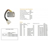 DZE REGULATOR NAPIĘCIA SUZUKI LT-F 160 '91-'01 LT-F 250 QUADRUNNER '87-'98 LT-F 300 'KING QUAD '91-'98 DR-Z 250 '01-'07 DR-Z