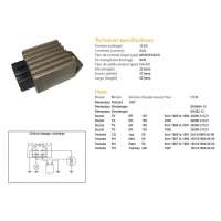 DZE REGULATOR NAPIĘCIA SUZUKI TS 125ER '90-'94 YAMAHA JOG 50 (1KH-81960-00-00 32800-31C21) (SH582-12 SH649A-12) 12V/18A