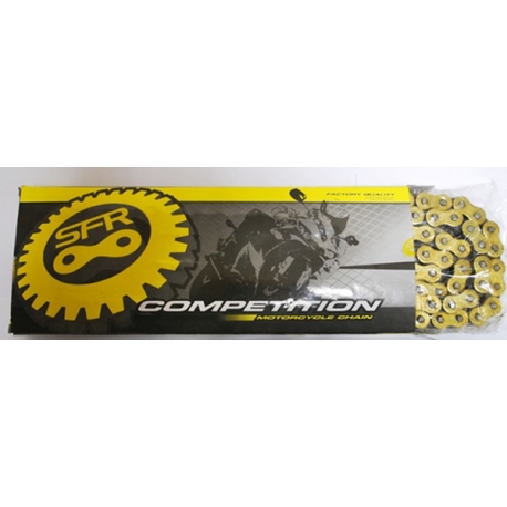 SFR ŁAŃCUCH NAPĘDOWY 520HV-X-116 (116 OGNIW) X-RING (DO 750CCM 60KM) (34KN) KOLOR ZŁOTY