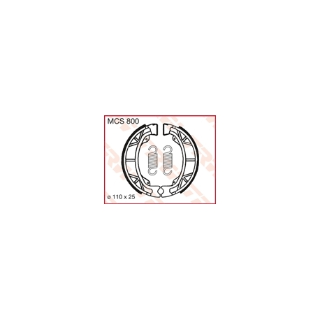 TRW ZF SZCZĘKI HAMULCOWE (110X25MM) (H303)