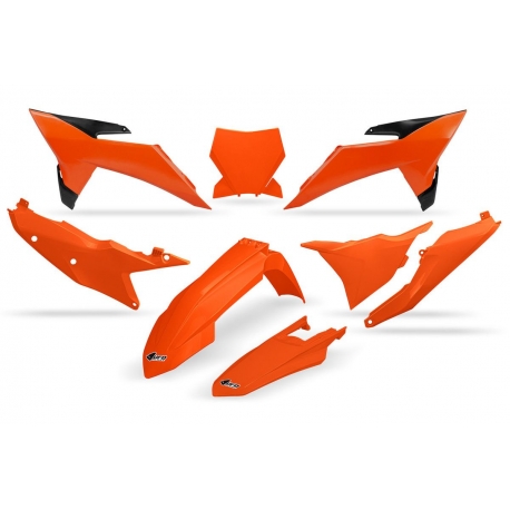 UFO KOMPLET PLASTIKÓW KTM SX 125 / 150 / 250 / 300 '25, SXF (SX-F) 250 / 350 / 450 '25 KOLOR OEM ( POMARAŃCZOWY )