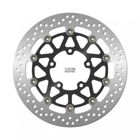 NG TARCZA HAMULCOWA PRZÓD KAWASAKI Z1000SX '19-21, Z1000 '07-20 (300X80X5,5MM) (5X10,5MM) PŁYWAJĄCA (ŚRODEK ALUMINIOWY)