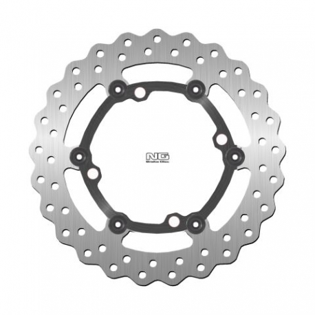 NG TARCZA HAMULCOWA PRZÓD BETA RR400/450 '05-07, HUSQVARNA CR125/250 '00-13, TC400/450/510 '02-13 (260X120X3MM) (4X6,5MM) WAVE P