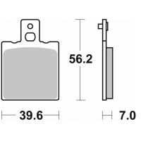 SBS KLOCKI HAMULCOWE NOWOŚĆ KH047 / KH47 OFF-ROAD SINTER KOLOR ZŁOTY