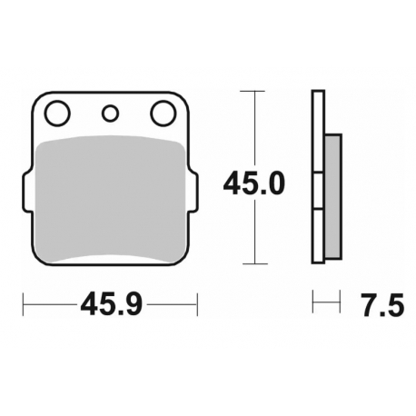 SBS KLOCKI HAMULCOWE NOWOŚĆ KH084 OFF-ROAD CARBON