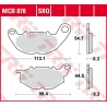 TRW ZF KLOCKI HAMULCOWE KH663 SINTER TRACK YAMAHA YZF 250R '15-, X-MAX 300 '18-, YZF R3 '15-, MT-03 '17-, PRZÓD