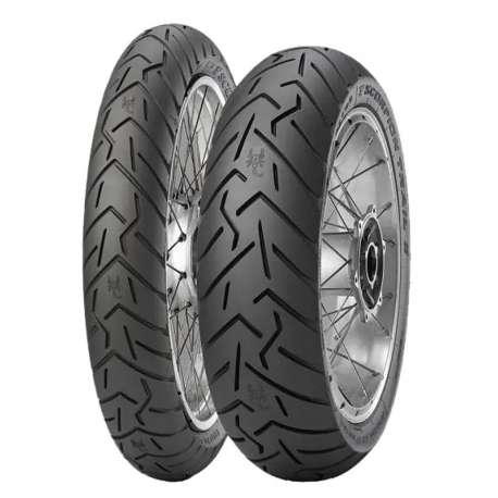 PIRELLI ZZZZ KOMPLET OPON (2526500/24) 110/80R19 SCORPION TRAIL II 59V TL M/C PRZÓD DOT 2024 + (2527000/22) 140/80R17 SCORPION T