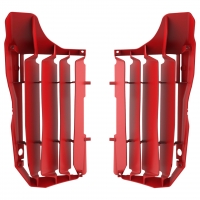 POLISPORT OSŁONY CHŁODNICY (KRATKI-KOMPLET ) HONDA CRF 250F '20-'21 KOLOR CZERWONY