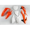 UFO KOMPLET PLASTIKÓW KTM SX 85 '18-'24 KOLOR OEM '18 ( POMARAŃCZOWY / CZARNY / BIAŁY )