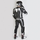SPODNIE MOTOCYKLOWE SKÓRZANE REBELHORN PISTON 2 BLACK/WHITE 56