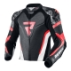 KURTKA MOTOCYKLOWA SKÓRZANA REBELHORN REBEL BLACK WHITE FLUO RED 46
