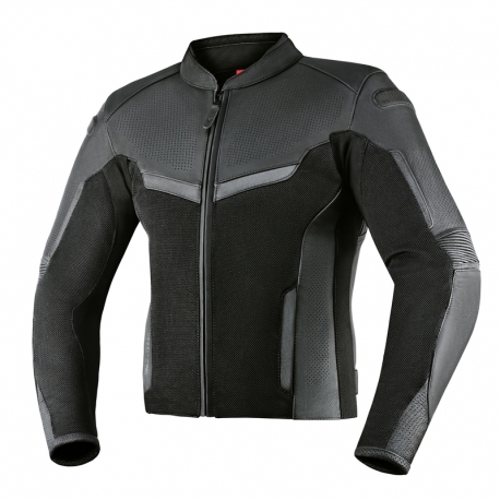 KURTKA MOTOCYKLOWA SKÓRZANA REBELHORN ROCKET BLACK