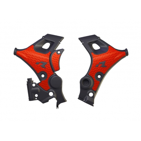 RACETECH (RTECH) OSŁONY RAMY REVOLUTION HONDA XL 750 TRANSALP '23-'25 KOLOR CZARNY / CZERWONY