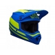 KASK BELL MX-9 MIPS DISRUPT MATTE CLASSIC BLUE/HI-VIZ YELLOW
