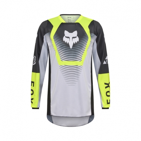 BLUZA MOTOCYKLOWA FOX 180 COLLECT GREY/YELLOW