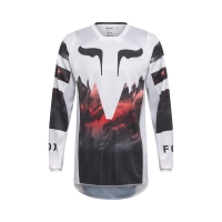 BLUZA MOTOCYKLOWA FOX 180 KAIROS WHITE/FLUO RED