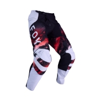 SPODNIE FOX 180 KAIROS WHITE/FLUO RED
