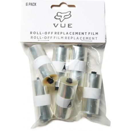 ZESTAW ROLEK ROLL-OFF DO GOGLI FOX VUE - 6 PACK CLEAR OS