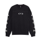 BLUZA FOX IMAGE COSMO OVERSIZED FLEECE CREW BLACK