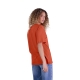 T-SHIRT FOX LADY HEAD CORAL