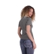 T-SHIRT FOX LADY MOTO-X FITTED HEATHER GRAPHITE