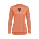 KOSZULKA ROWEROWA Z DŁUGIM RĘKAWEM FOX LADY RANGER FOX HEAD CORAL