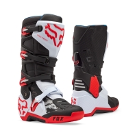 BUTY FOX MOTION WHITE/FLUO RED