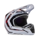 KASK MOTOCYKLOWY FOX V1 KAIROS WHITE FLUO RED