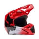 KASK MOTOCYKLOWY FOX V1 SHIELD FLUO RED