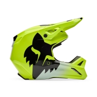 KASK MOTOCYKLOWY FOX V1 SHIELD FLUO YELLOW