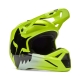 KASK MOTOCYKLOWY FOX V1 SHIELD FLUO YELLOW
