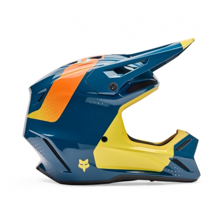KASK MOTOCYKLOWY FOX V3 TINE TWILIGHT