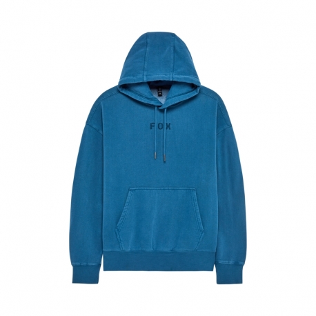 BLUZA Z KAPTUREM FOX WORDMARK OVERSIZED FLEECE PO TWILIGHT