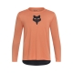 KOSZULKA ROWEROWA Z DŁUGIM RĘKAWEM FOX JUNIOR RANGER HEAD CORAL