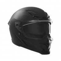 EXKLUSIV (2025) KASK INTEGRALNY GOLIATH KOLOR CZARNY MAT ROZMIAR XL (DODATKOWA CIEMNA SZYBKA W ZESTAWIE)