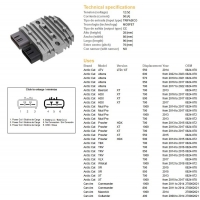 DZE REGULATOR NAPIĘCIA CAN-AM 400/500/650/800/1000 HONDA TRX 500/650/680 KAWASAKI KVF 750 12-13 POLARIS 400/500/550/570/800/9