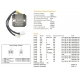 DZE REGULATOR NAPIĘCIA HONDA CBR 600F '87-'90 CB 1300 '98-'02 NTV 650 REVERE '88-'97 VF 700/750 '07-'03 VFR 400/750 '86-'88 