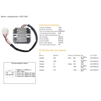 DZE REGULATOR NAPIĘCIA YAMAHA FZS 600 FAZER '98-'99 TDM 850 '93-'96 XVZ 1300 '96-'01 (35A) (ESR360)