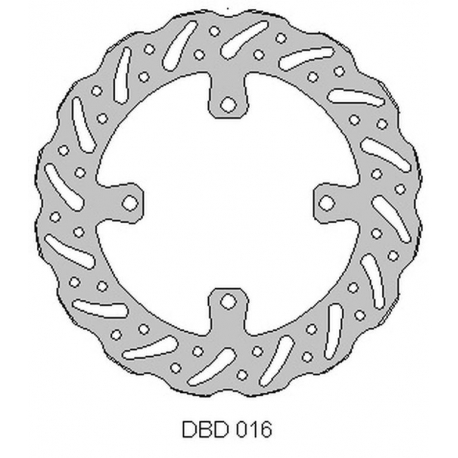 DELTA BRAKING TARCZA HAMULCOWA PRZÓD KAWASAKI KX 125 '06-08, KX 250 '06-'08, KXF 250 '09-'14 , KX 450 '06-18, 21, KLX 450 '07-21
