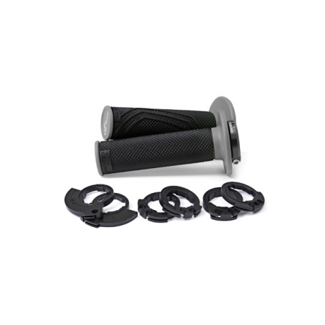 DOMINO MANETKI (GRIPY) OFF ROAD D-LOCK 2T / 4T (Z ADAPTERAMI ROLGAZU - KTM, HUSQVARNA, GASGAS, HONDA, KAWASAKI, SUZUKI, YAMAHA I