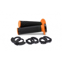 DOMINO MANETKI (GRIPY) OFF ROAD D-LOCK 2T / 4T (Z ADAPTERAMI ROLGAZU - KTM, HUSQVARNA, GASGAS, HONDA, KAWASAKI, SUZUKI, YAMAHA I