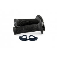 DOMINO MANETKI (GRIPY) OFF ROAD D-LOCK NA JEDNĄ LINKE 2T (Z ADAPTERAMI ROLGAZU - KTM, HUSQVARNA, GASGAS, HONDA, KAWASAKI, SUZUKI