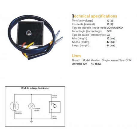 DZE REGULATOR NAPIĘCIA UNIWERSALNY JEDNOFAZOWY (12V,16A) (ESR012)
