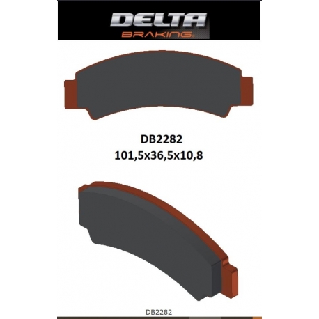DELTA BRAKING KLOCKI HAMULCOWE KH726 CF MOTO C-FORCE 400/450/500/600 '17-21, Z-FORCE 950/1000 '18-21, U-FORCE 1000 '19-21 PRZÓD 